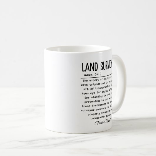 Mug Surveyeur foncier (Devant droit)