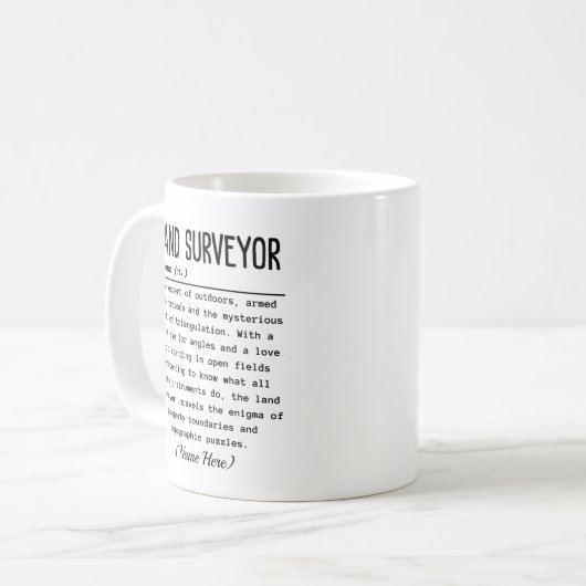 Mug Surveyeur foncier (Devant gauche)