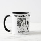 Mug Surveyor du bâtiment chez M. Pig. Personnalisez. (Gauche)