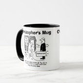 Mug Surveyor du bâtiment chez M. Pig. Personnalisez. (Devant gauche)