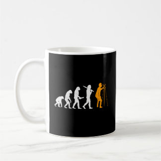 Mug Surveyor Land Surveyor Évolution D'Un Surveyor