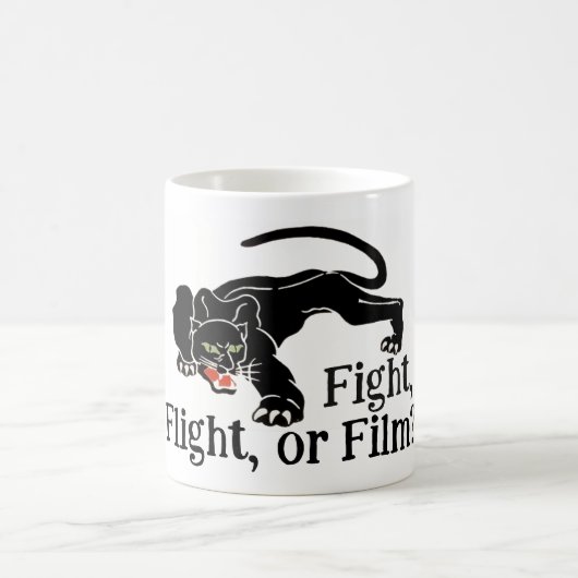 Mug Survival instinct Fight, Flight, or Film? Choices (Centre)