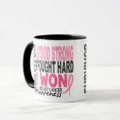 Mug Survivant 4 de cancer du sein (Devant gauche)