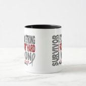 Mug Survivant 4 de tumeur cérébrale (Centre)