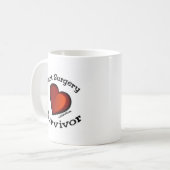 Mug Survivant de chirurgie cardiaque (Devant gauche)