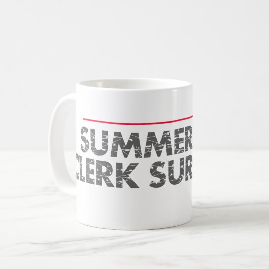 MUG "SURVIVANT DE GREFFIER D'ÉTÉ" -- (Devant gauche)