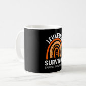Mug Survivant de la leucémie aiguë fin du combat contr (Devant gauche)