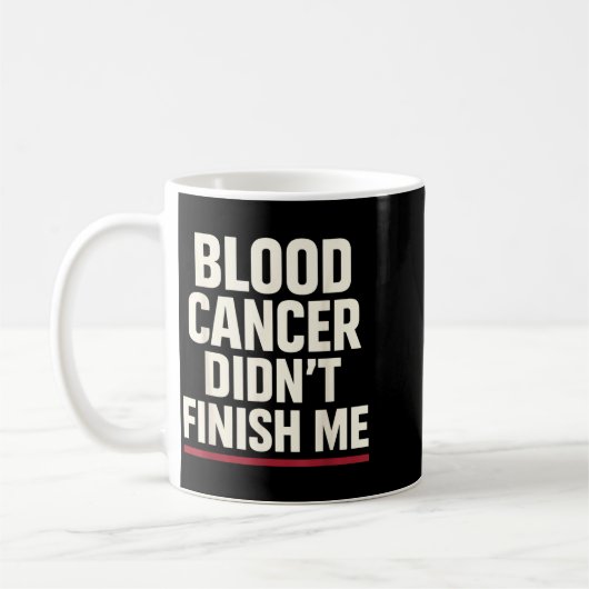 Mug Survivant de la leucémie et du lymphome conscienti (Gauche)