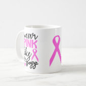 Mug Survivant de la lutte contre le cancer du sein (Devant gauche)