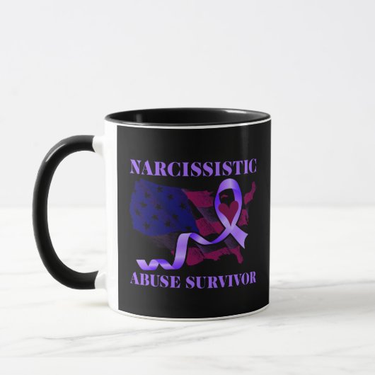 Mug Survivant de la sensibilisation à la violence narc (Gauche)
