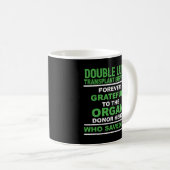 Mug Survivant de la transplantation pulmonaire double  (Devant droit)