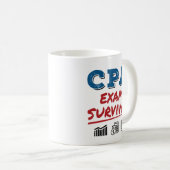 Mug Survivant de l'examen CPA (Devant droit)