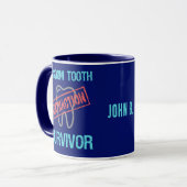 Mug Survivant de l'extraction de dents de sagesse pers (Devant gauche)