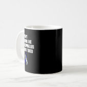 Mug Survivant de l'hydrocéphalie Guerrier de sensibili (Devant gauche)
