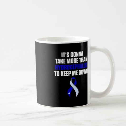 Mug Survivant de l'hydrocéphalie Prendre conscience Gu (Droite)