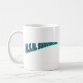 Mug Survivant de MSN dans Teal (Gauche)