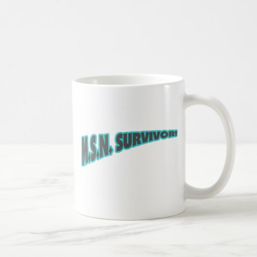 Mug Survivant de MSN dans Teal (Droite)