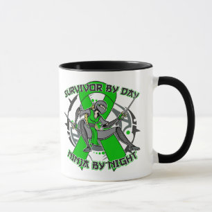 Mug Survivant de trouble bipolaire par jour Ninja par