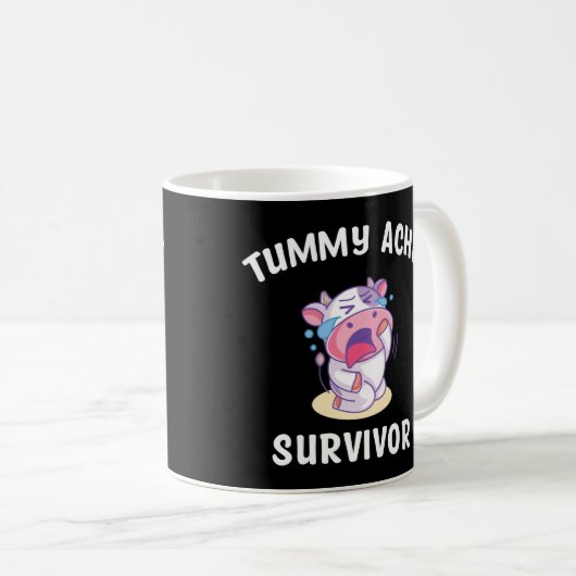 Mug Survivant de Tummy Ache (Devant droit)