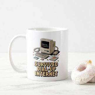 Mug Survivant d'Internet par Dial-Up – Nostalgie Rétro