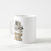 Mug Survivant d'Internet par Dial-Up – Nostalgie Rétro (Devant gauche)