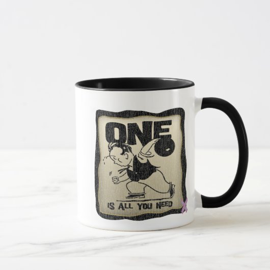 Mug Survivant drôle de cancer du testicule (Droite)