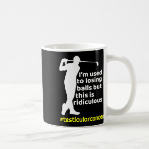 Mug Survivant drôle du cancer des testicules joueur de