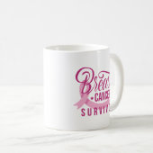 Mug Survivant du cancer du sein (Devant droit)