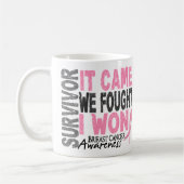 Mug Survivant du cancer du sein Il est arrivé que nous (Gauche)