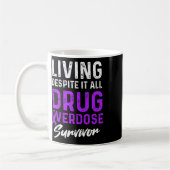 Mug Survivant du guerrier de sensibilisation à la surd (Gauche)