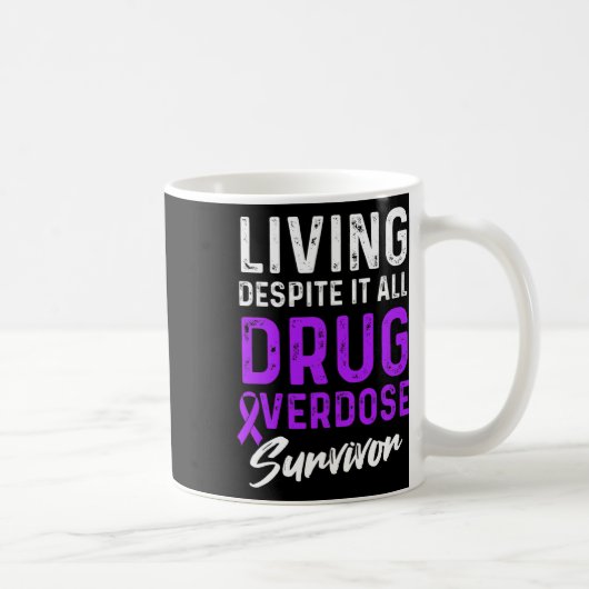 Mug Survivant du guerrier de sensibilisation à la surd (Droite)