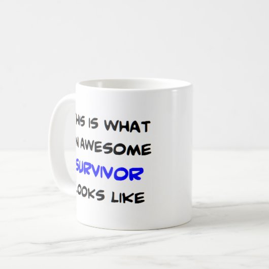 Mug survivant, génial (Devant gauche)
