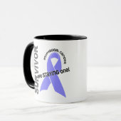 Mug Survivant oesophagien de Cancer (Devant gauche)