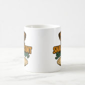 Mug "Survivant SNACCIDENT" Drôle chien de boîte (Centre)