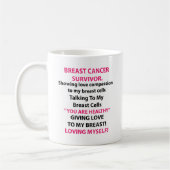 Mug Survivante du cancer du sein (Gauche)