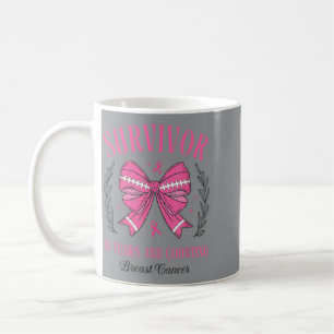 Mug Survivante du cancer du sein depuis 10 ans et