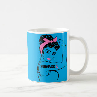 Mug Survivante du cancer du sein Rosie Riveter nk Sens