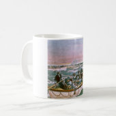 Mug Survivants titaniques de RMS dans des canots de (Devant gauche)