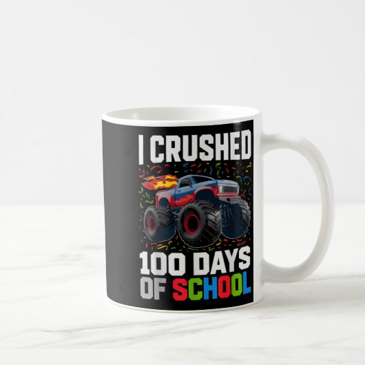 Mug Survived I Crushed 100 Days School Monster 1st Gra (Droite)