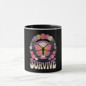 Mug Survivre Papillon (Centre)