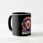 Mug Survivre Papillon (Devant gauche)