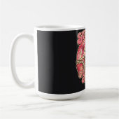 Mug Survivre par pure rancœur Squelette Rétro (Gauche)