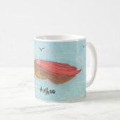 Mug Survol avec la légende "Anyhoo" (Devant droit)
