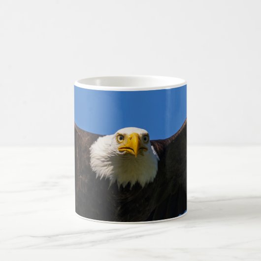 Mug Survol de pygargue à tête blanche de près (Centre)