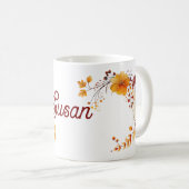 Mug Susan, just for Susan floral design,  (Devant droit)