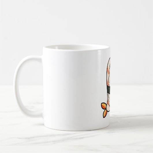 Mug Sushi crevette Kawaii (Gauche)