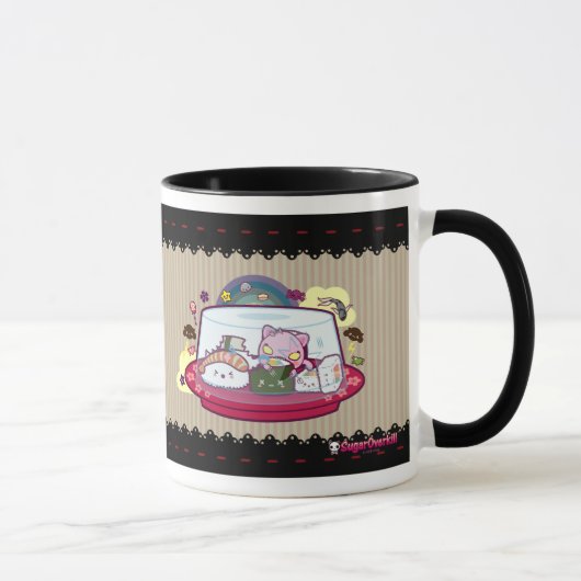Mug Sushi de Kawaii attaqués ! (Droite)