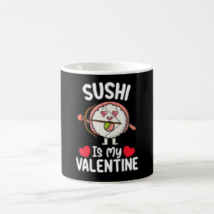Mug Sushi est mon jour de la Saint-Valentin Nourriture