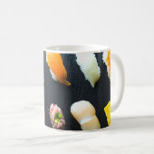 Mug Sushi Geometry – Modern Nigiri Collection (Devant droit)