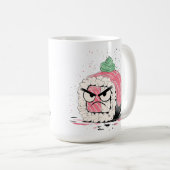 Mug Sushi grincheux (Devant droit)